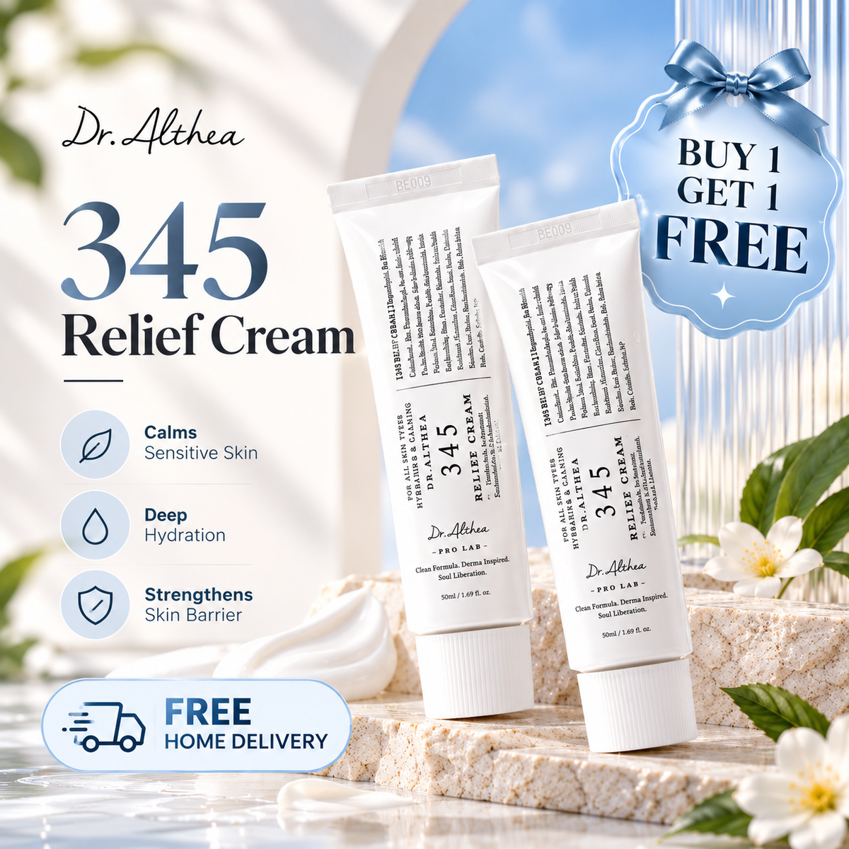 Dr.Althea 345 Relief Cream | Buy 1 Get 1 Free