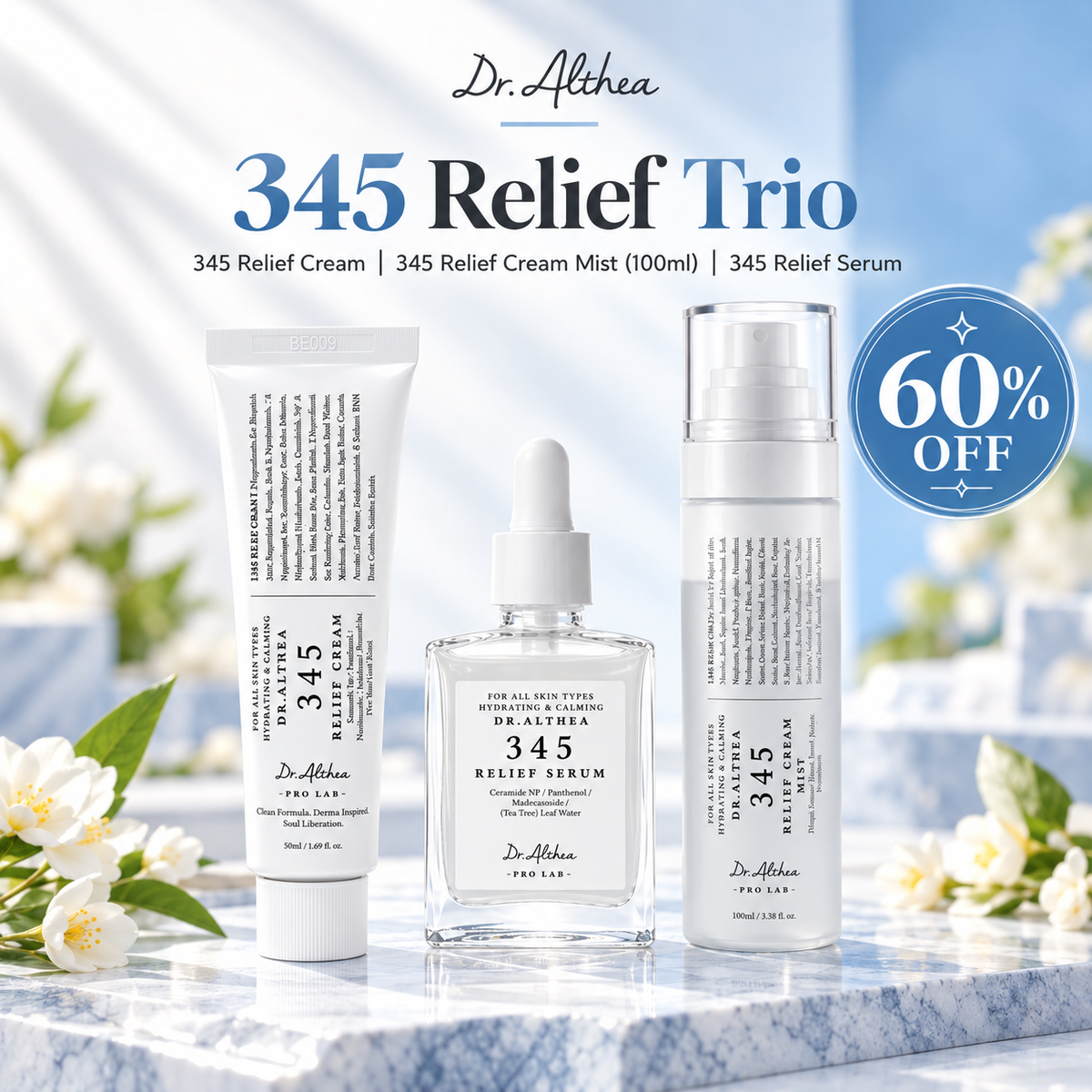 345 Relief Trio